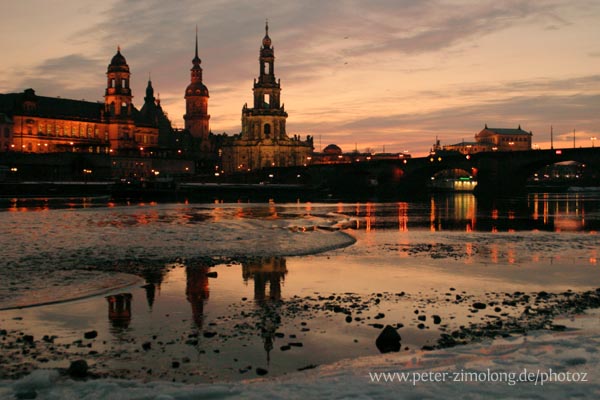 Dresden - Winterabend - P. Zimolong