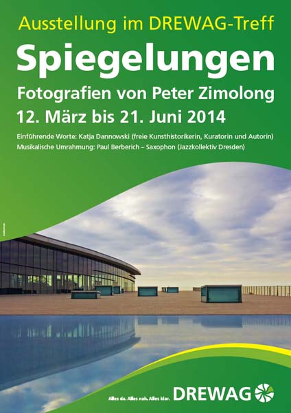 SPIEGELUNGEN - Fotografien von Peter-Zimolong - DREWAG-Treff (World Trade Center)